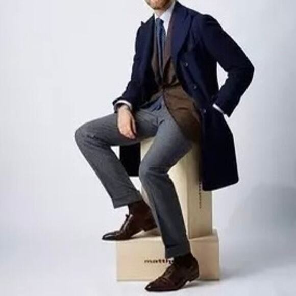 Santoni Stafford Cap Toe Oxford Dark Brown Preppy Minimalist Italy Made Size 9 - Picture 14 of 16